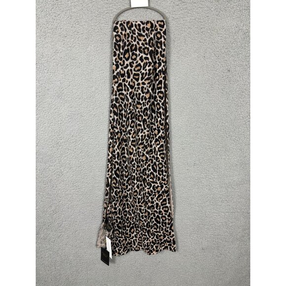 Charter Club Women's 100% Cashmere Leopard Print Luxury Soft Scarf One Size NWTs - Picture 3 of 7